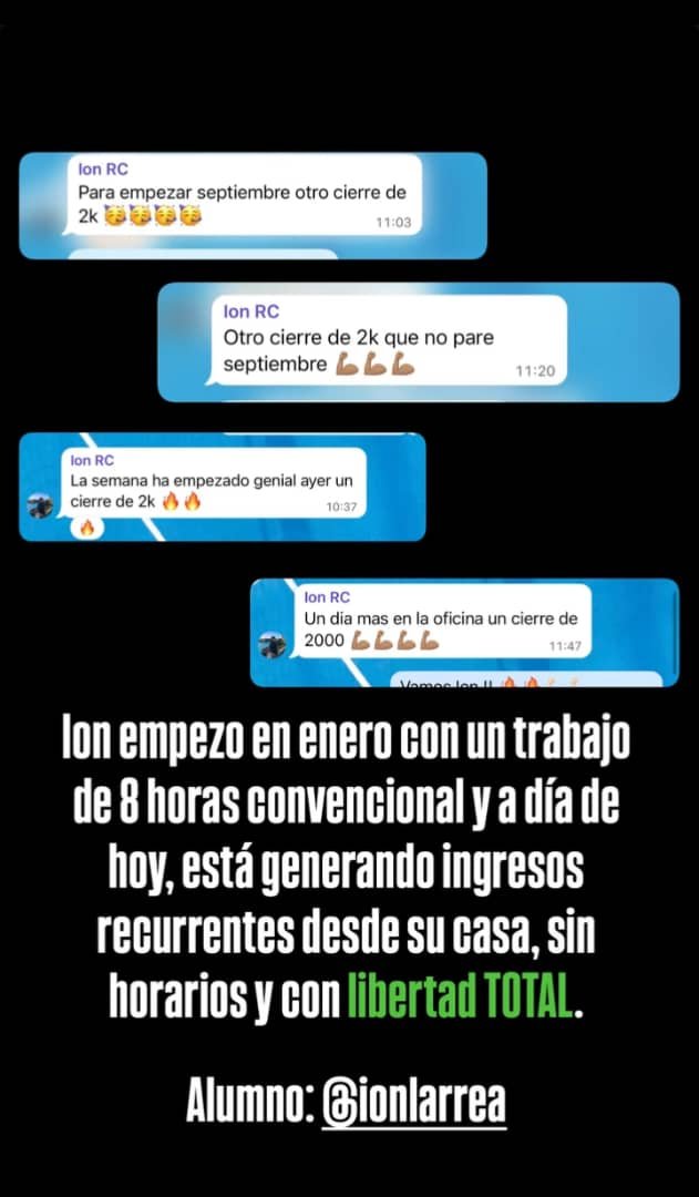 Testimonio alumno