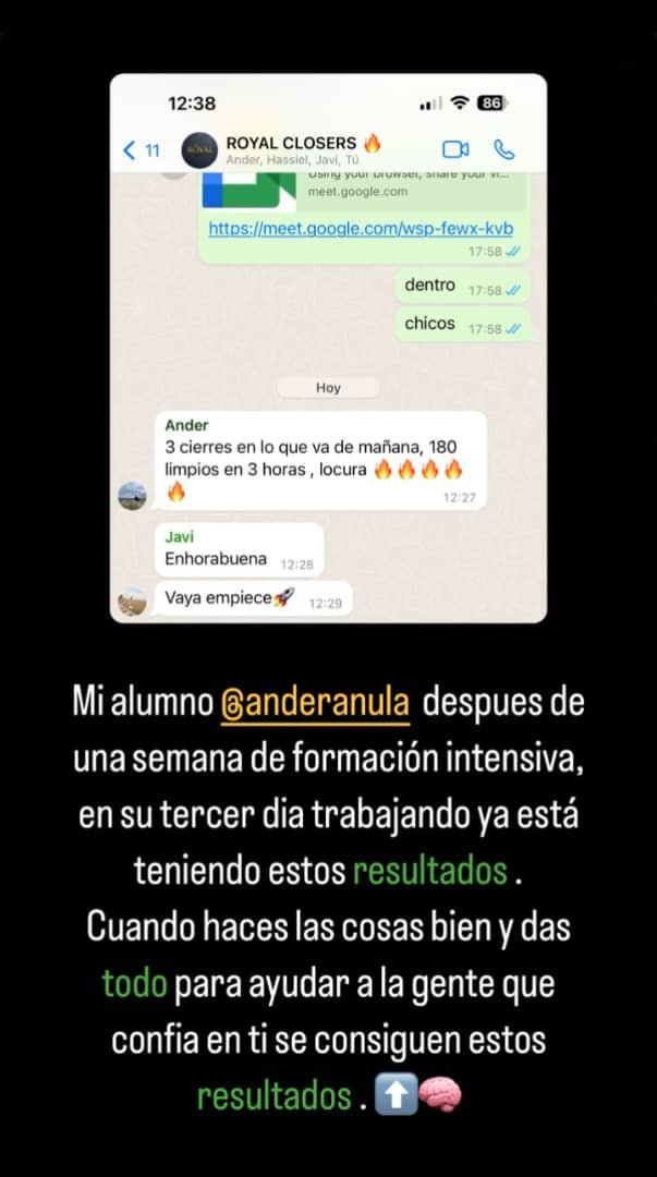 Testimonio alumno